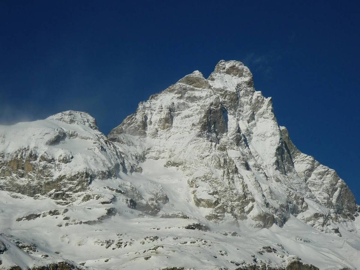 Il Cervino innevato